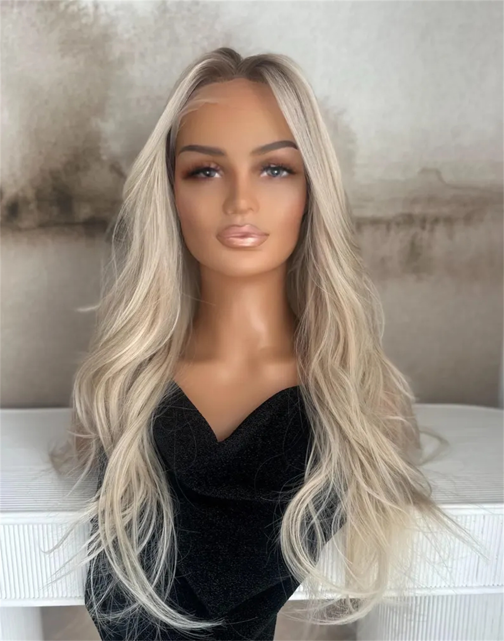 Hair Care For Wavy Hair - Loira em camadas ondulado peruca dianteira