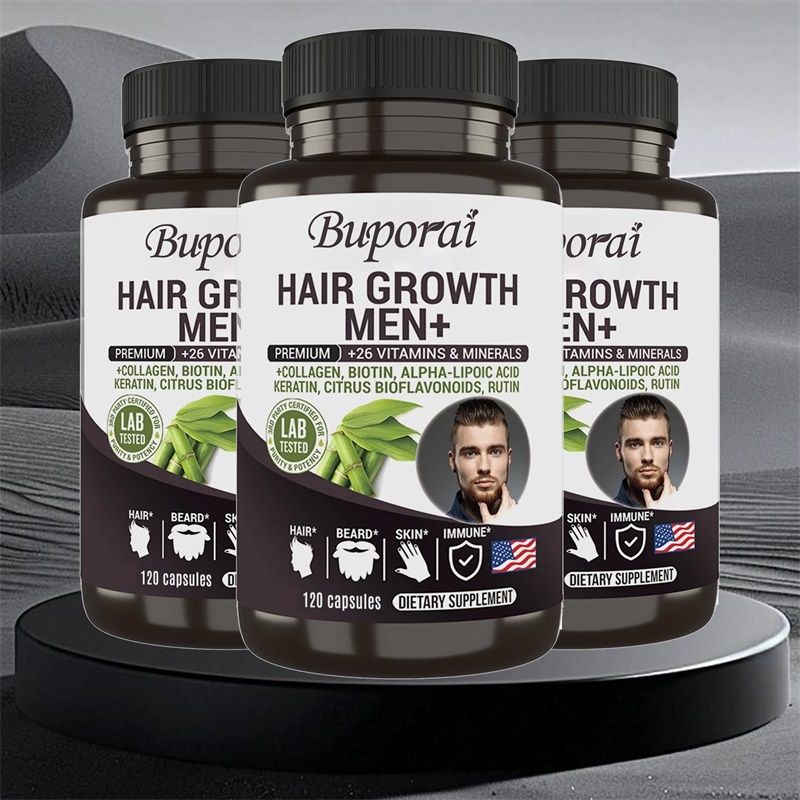 Hair Care Vitamin - Suplemento masculino para crescimento capilar -