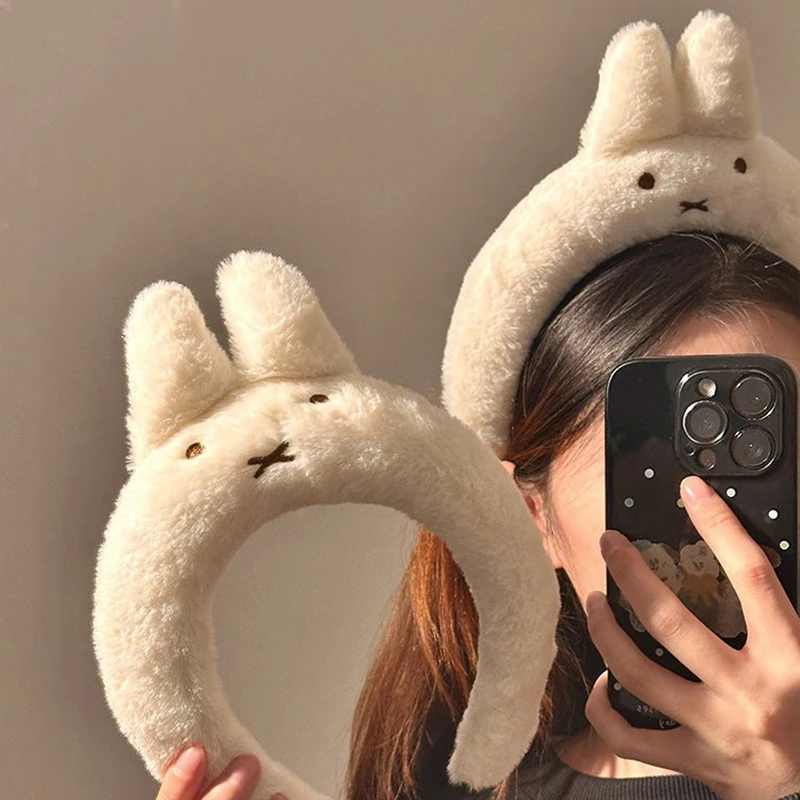 Hair Care Japan Products - Faixa de Cabelo Miffy de Veludo,