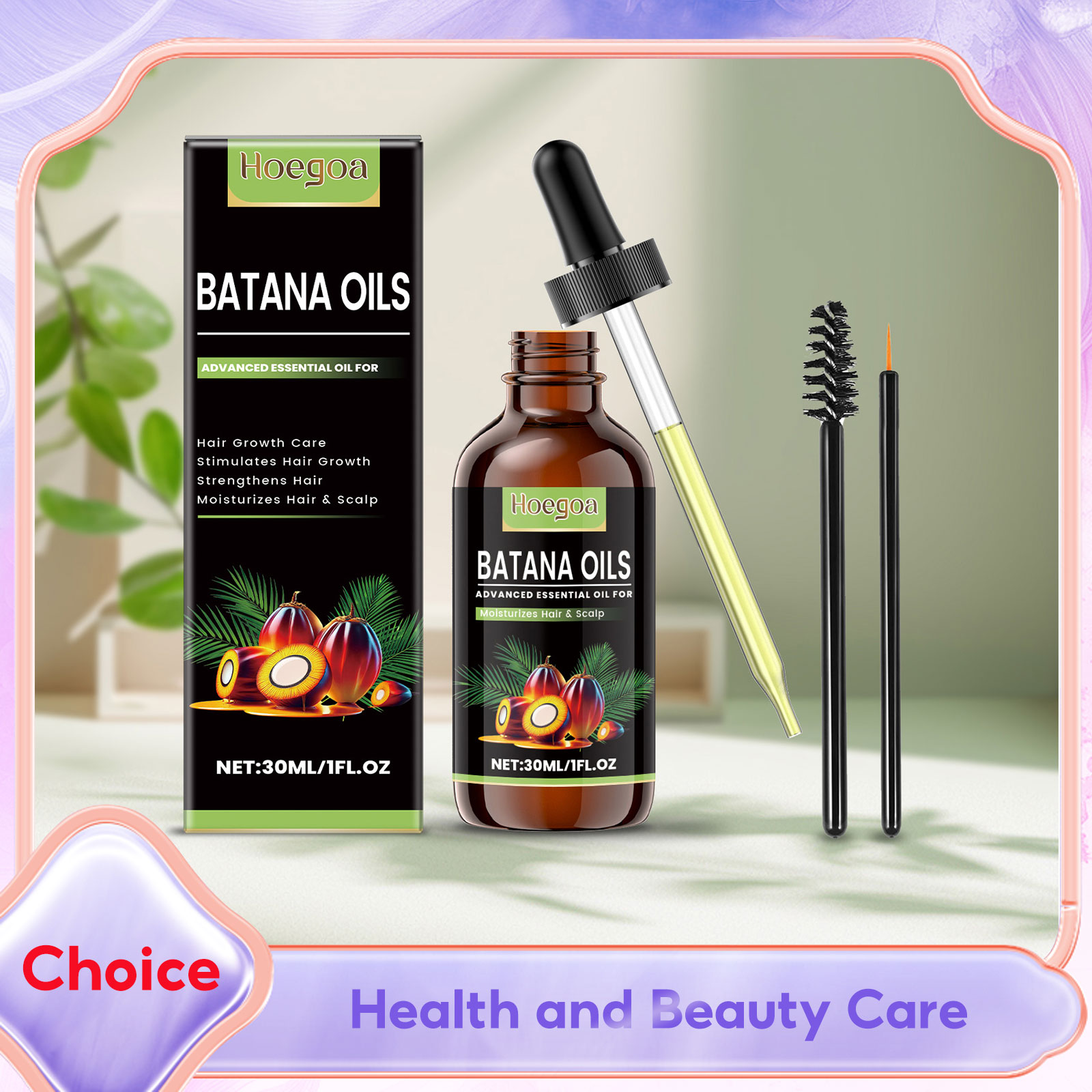 Hair Care Natur - Óleo de batana para o crescimento