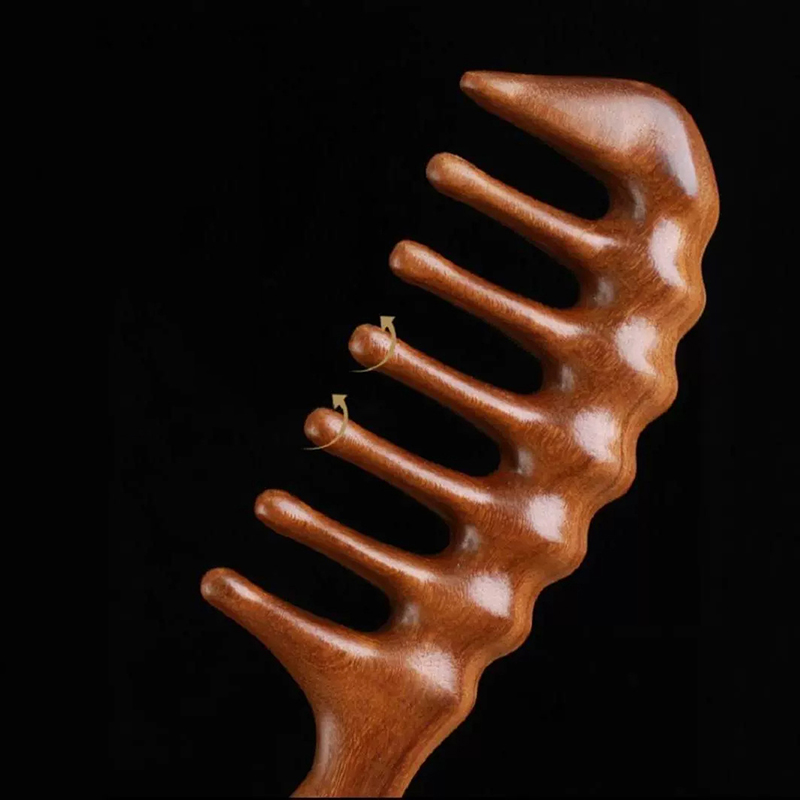 Pentes de cabelo de sândalo na - Hair Care Gift avaliação e preço