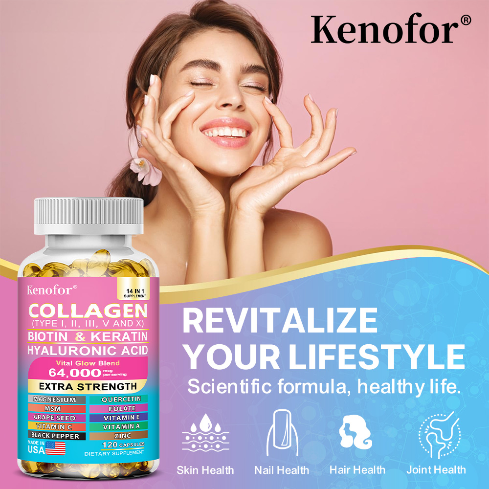 Cápsulas de colágeno complexas - Hair Care Vitamin avaliação e preço