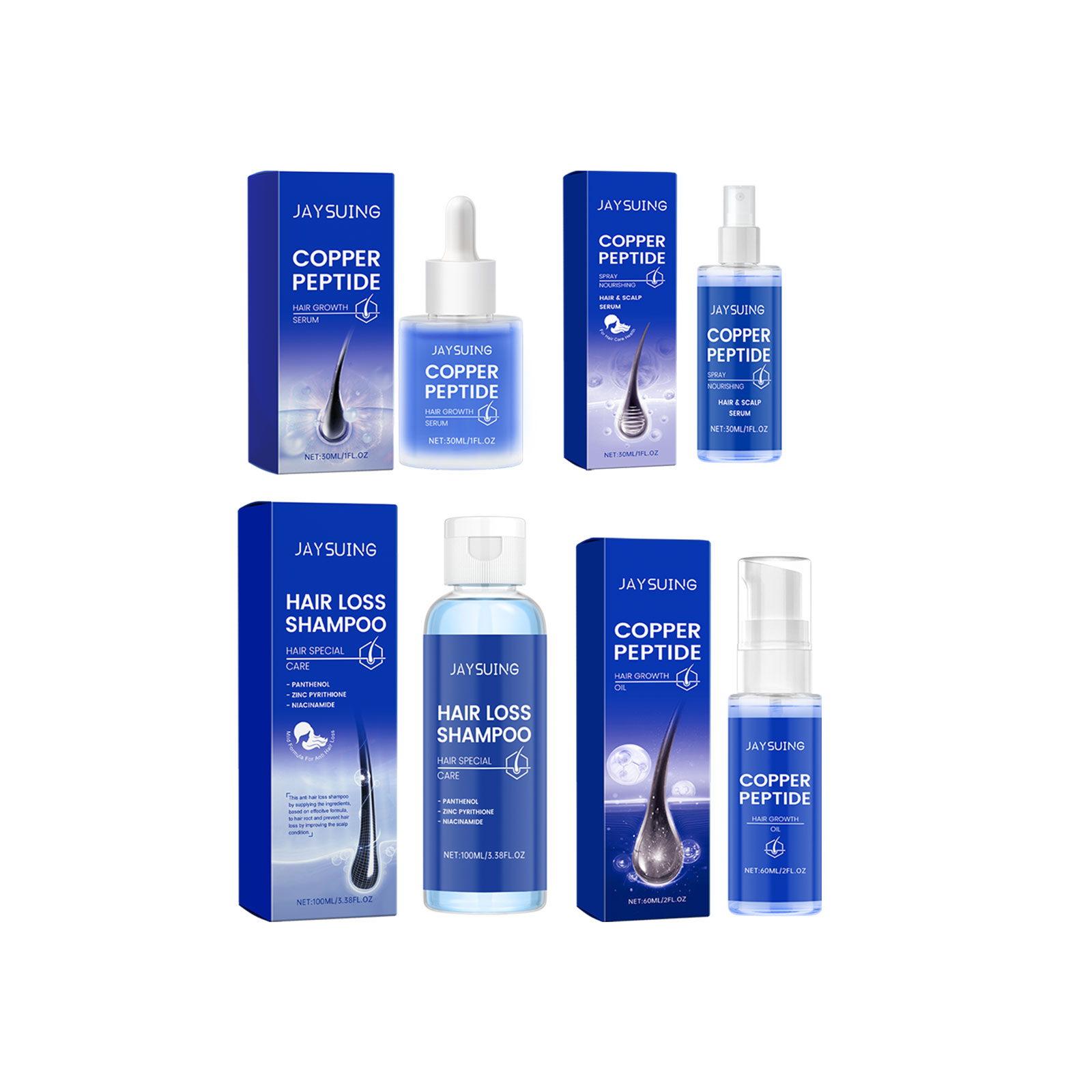 Shampoo com peptídeo de cobre, - Hair Care Natur avaliação e preço