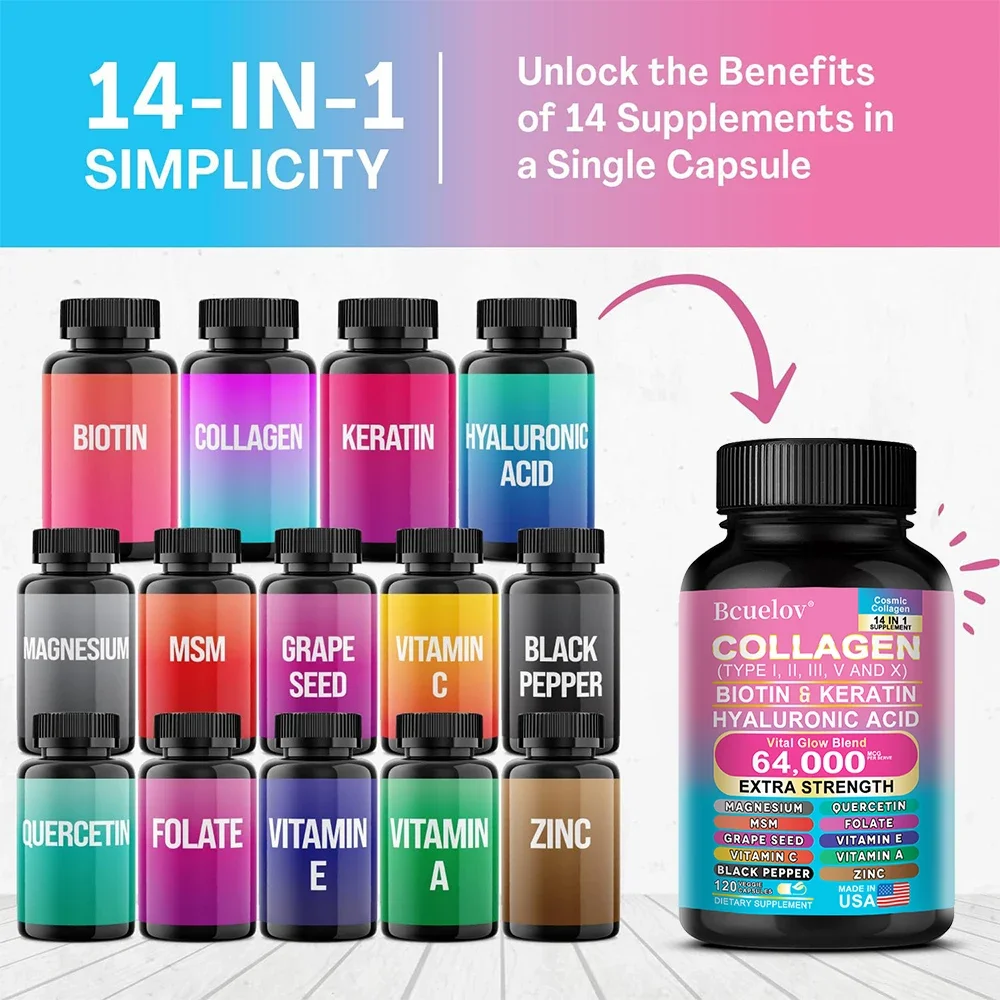 Cápsulas de colágeno biotina q - Hair Care Vitamin avaliação e preço