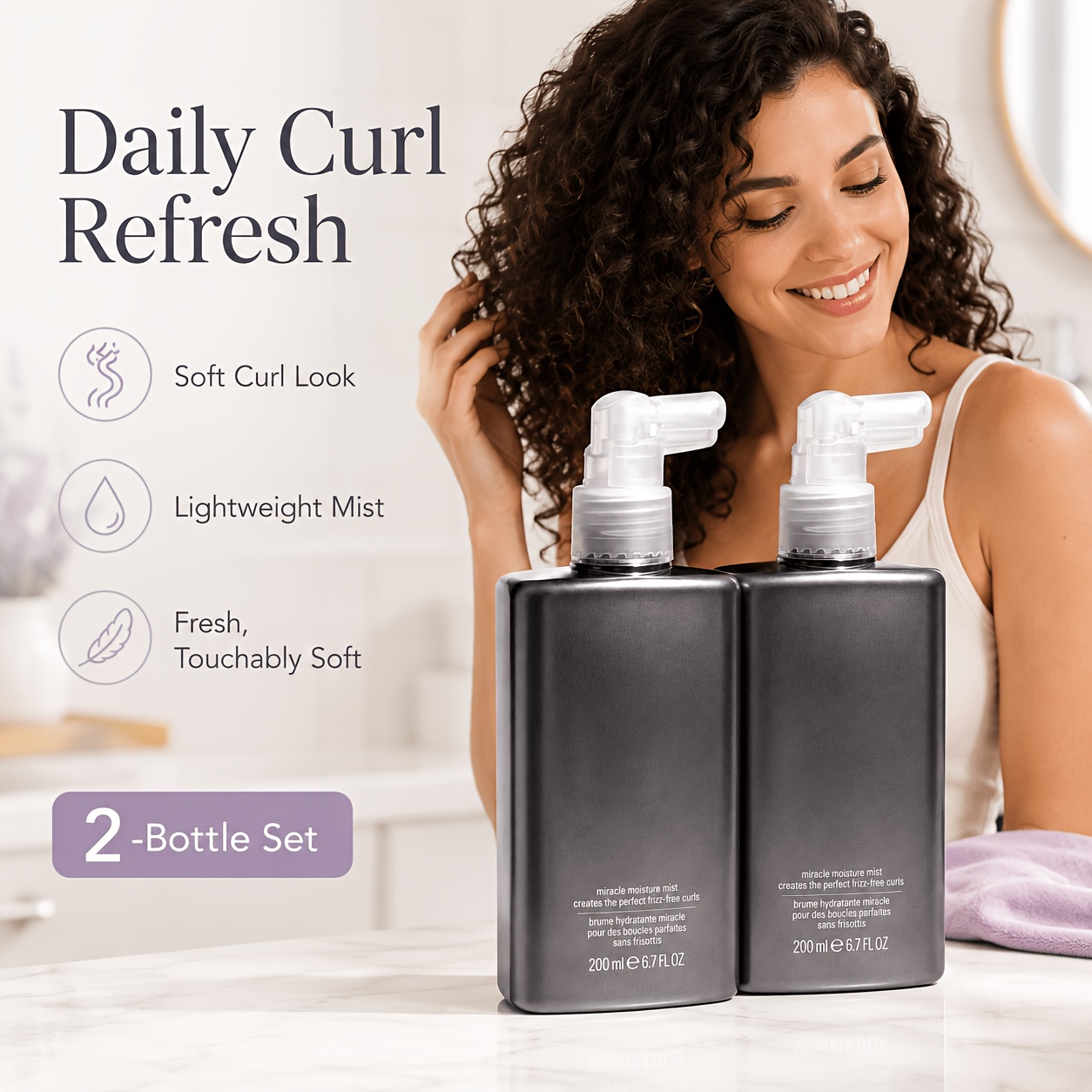 Spray Hidratante para Cabelos  - Hair Care For Wavy Hair avaliação e preço