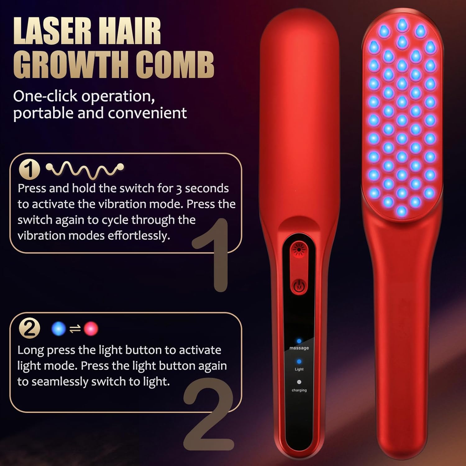 Escova a Laser para Cresciment - Hair Care Vegan avaliação e preço