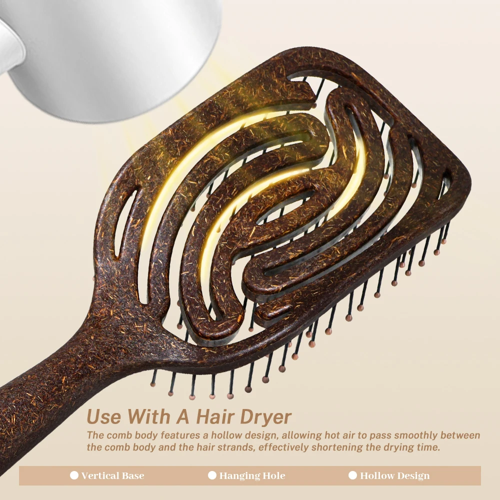 Escova de Cabelo com Cerdas de - Hair Care Gift avaliação e preço