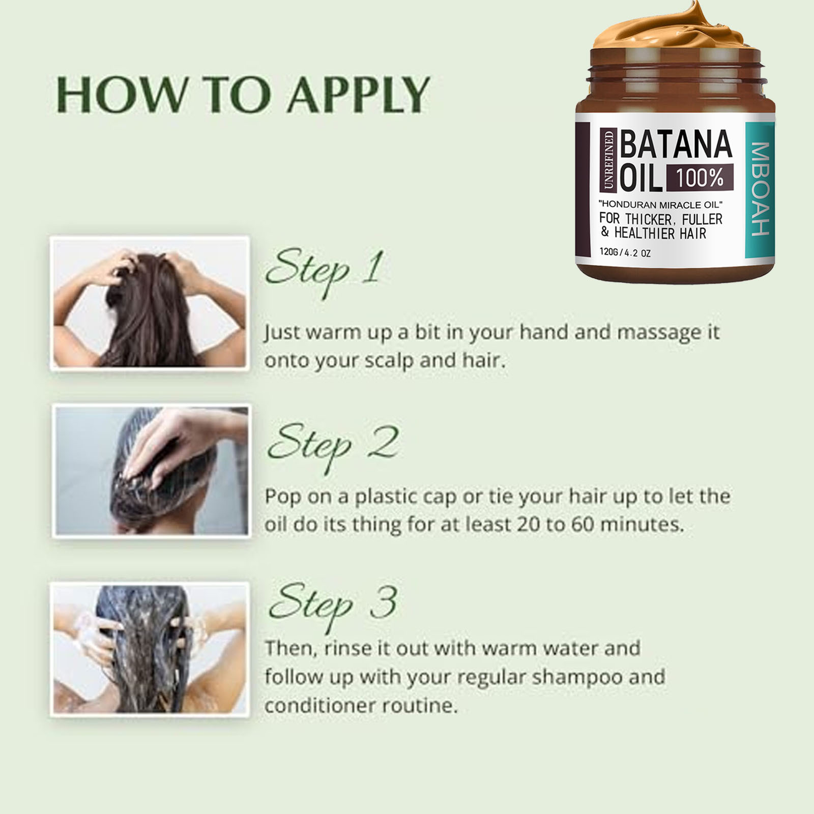 Óleo de Batana 100% de Hondura - Hair Care Nutrition avaliação e preço